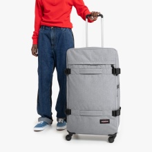 Eastpak Travel-Reisetasche Transit'r 4 L (80 Liter) mit Rollen hellgrau